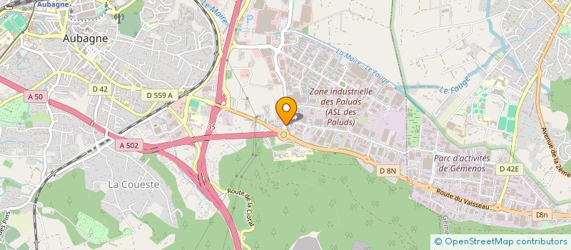 localisation de l'entreprise M&A  AUBAGNE