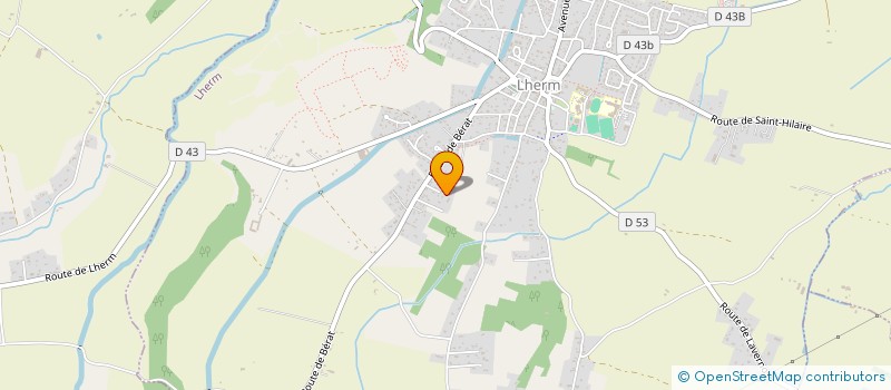 localisation de l'entreprise M-A à LHERM