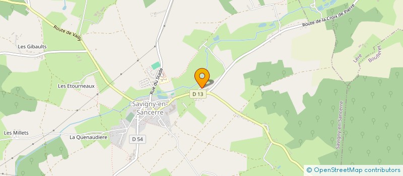 localisation de l'entreprise M.A.A.  SAVIGNY-EN-SANCERRE