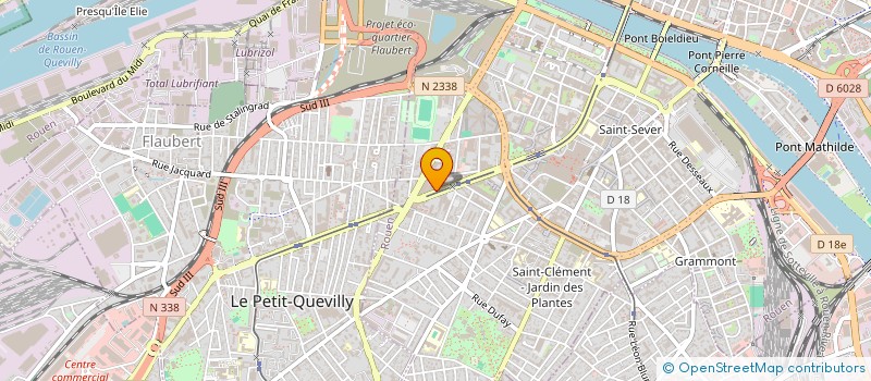 localisation de l'entreprise M.A.A.BTP à ROUEN