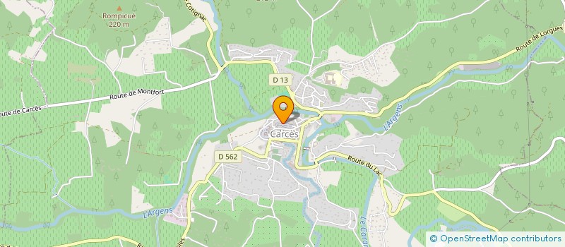 localisation de l'entreprise M.A.A.M.  CARCES