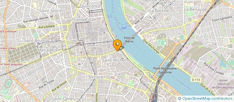 localisation de l'entreprise M.A ASSOCIATION à BORDEAUX