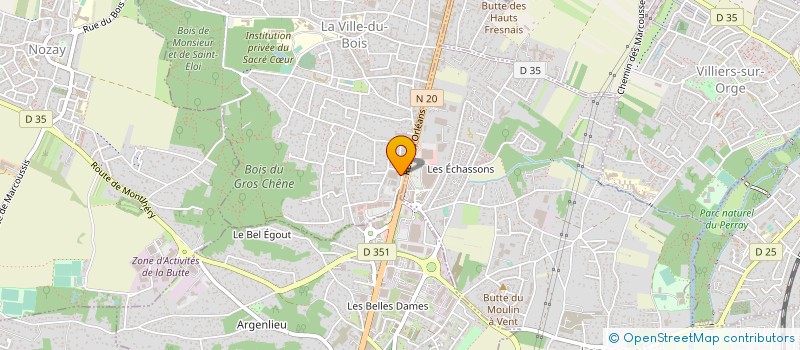localisation de l'entreprise M.A. AUTO à LA VILLE-DU-BOIS