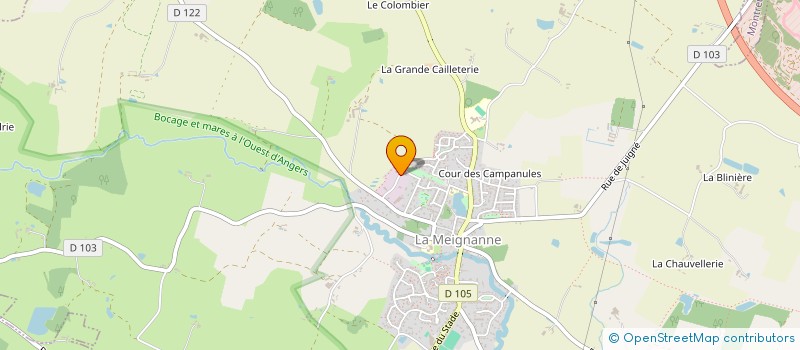 localisation de l'entreprise M&A AUTOMOBILE  LONGUENEE-EN-ANJOU