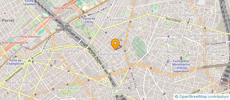 localisation de l'entreprise M.A.B.  PARIS