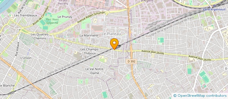 localisation de l'entreprise M A B  SARTROUVILLE