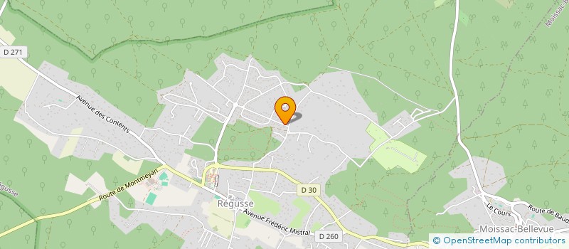 localisation de l'entreprise M.A.B.I.M. à REGUSSE