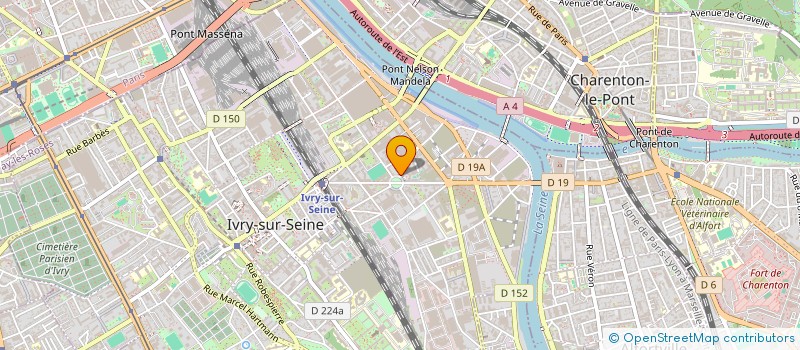 localisation de l'entreprise M A  BAT  IVRY-SUR-SEINE