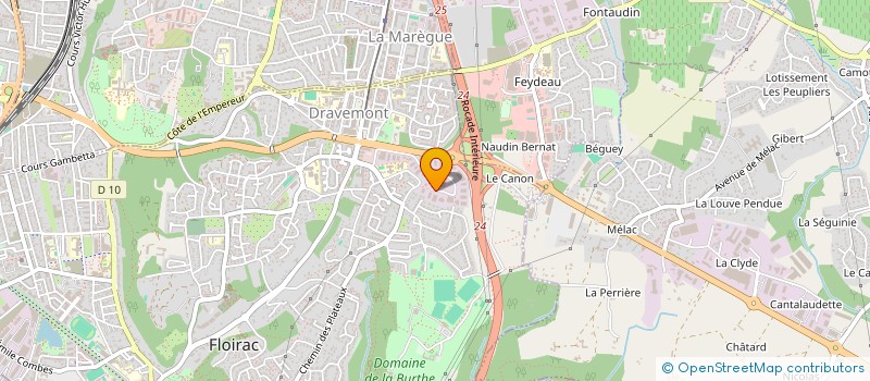 localisation de l'entreprise M.A. BAT  FLOIRAC