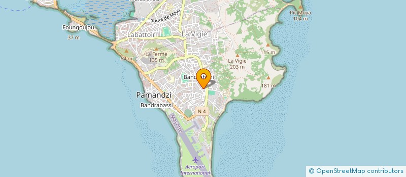 localisation de l'entreprise M&A BAT à PAMANDZI