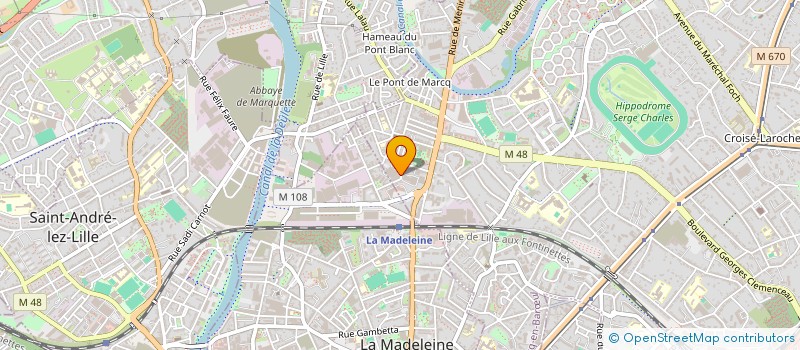 localisation de l'entreprise M&A BATIMENT à MARCQ-EN-BARUL