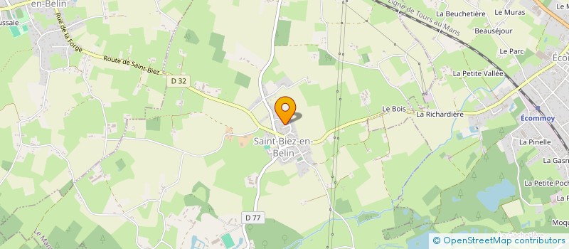 localisation de l'entreprise M A C 2  SAINT-BIEZ-EN-BELIN