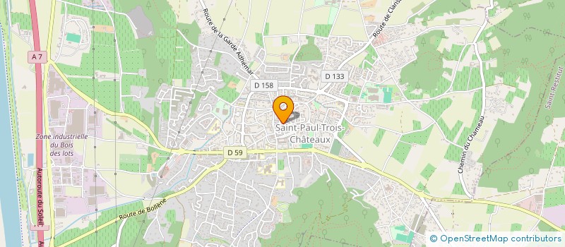 localisation de l'entreprise M.A.C.  SAINT-PAUL-TROIS-CHATEAUX