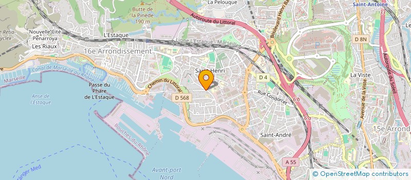 localisation de l'entreprise M.A.C à MARSEILLE