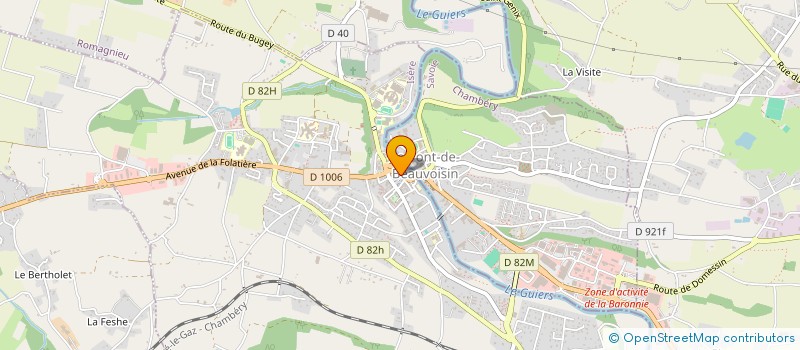 localisation de l'entreprise M.A.C.  SAINT-ANDRE-LE-GAZ