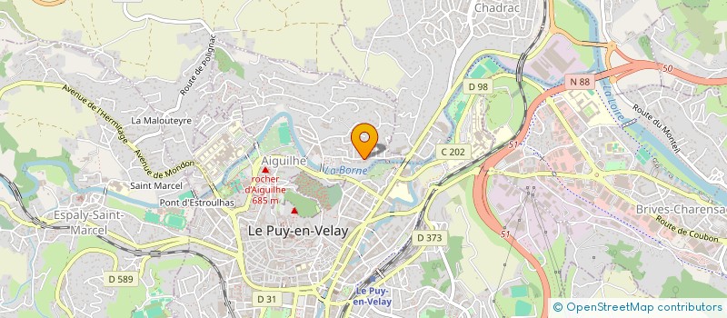 localisation de l'entreprise M.A.C. à AIGUILHE