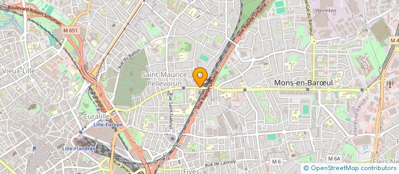 localisation de l'entreprise M.A.C à LILLE