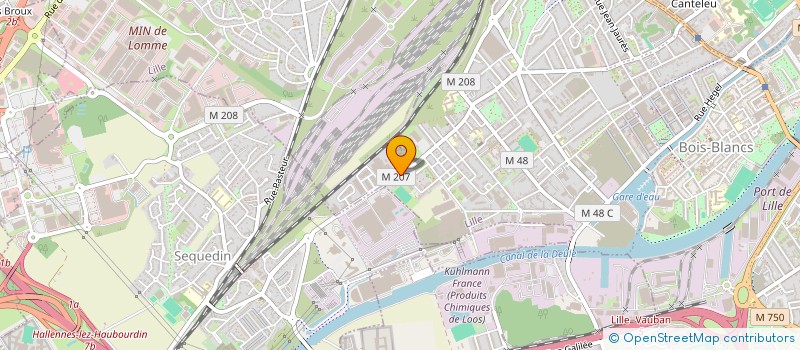 localisation de l'entreprise M.A.C à LILLE
