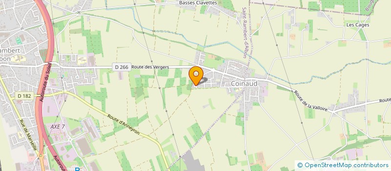 localisation de l'entreprise M.A.C.  SAINT RAMBERT D'ALBON