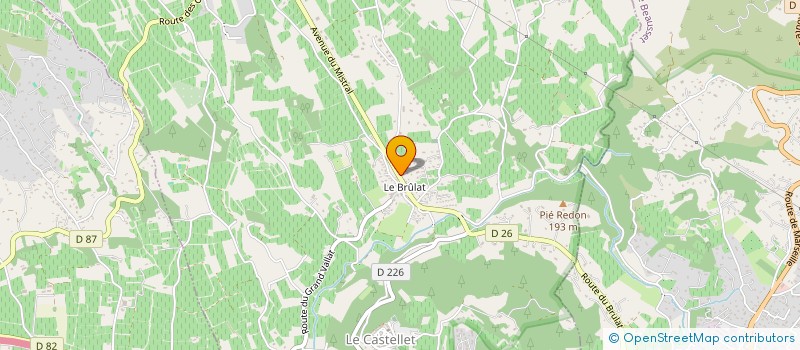 localisation de l'entreprise M.A.C à LE CASTELLET