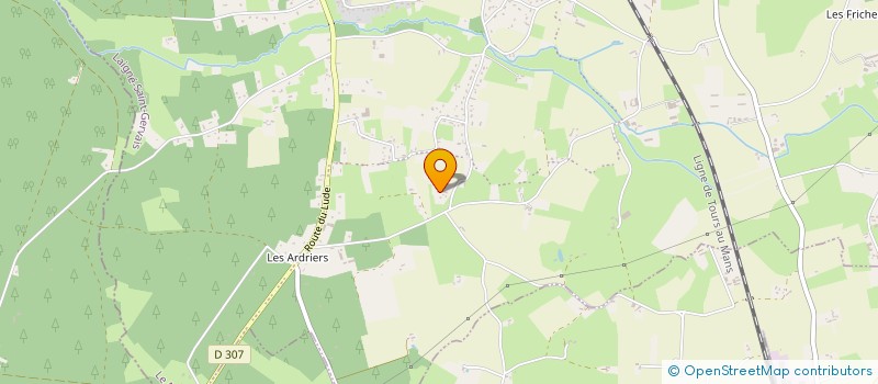 localisation de l'entreprise M.A.C  LAIGNE-EN-BELIN