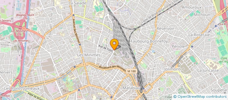 localisation de l'entreprise M.A.C.B à TOULOUSE
