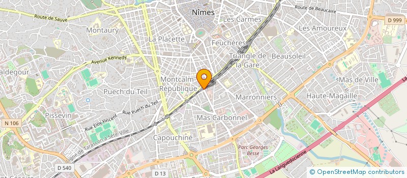 localisation de l'entreprise M A C DYN'ES SARL à NIMES