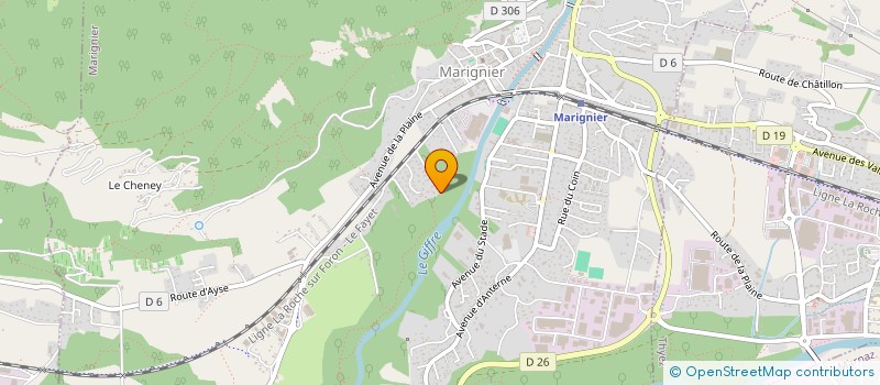 localisation de l'entreprise M.A.C.E.  MARIGNIER