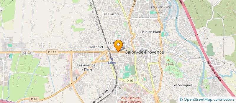 localisation de l'entreprise M.A.C.F. C.R.F. DE SALON DE PROVENCE à SALON-DE-PROVENCE