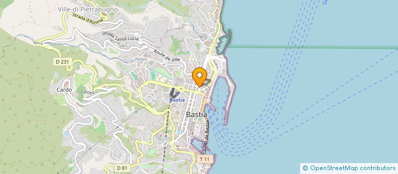 localisation de l'entreprise M.A.C.H.A. à BASTIA