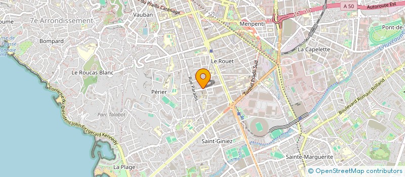 localisation de l'entreprise M.A.C.I. à MARSEILLE