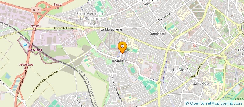 localisation de l'entreprise M.A.C. INVEST à CAEN