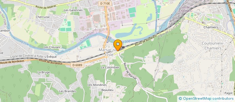 localisation de l'entreprise M A C S  MARSAC-SUR-L'ISLE