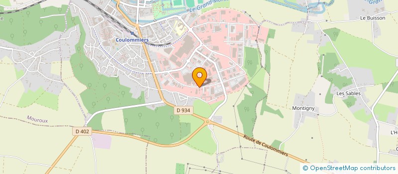 localisation de l'entreprise M.A. CALCADA à COULOMMIERS