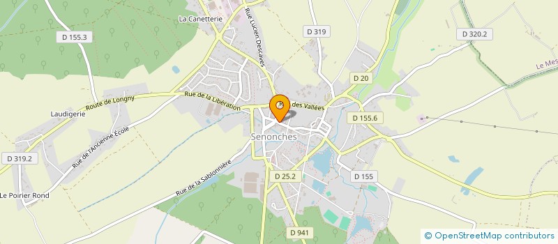 localisation de l'entreprise M&A COIFFURE PRESTIGE à SENONCHES