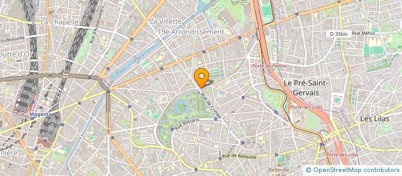 localisation de l'entreprise M.A COM  PARIS