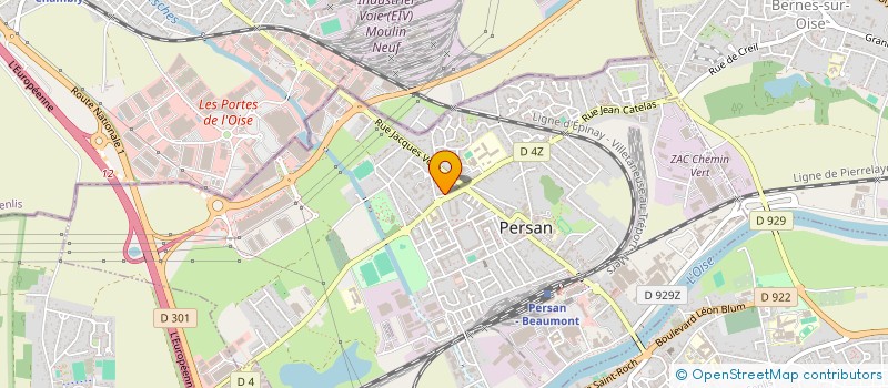 localisation de l'entreprise M A COM à PERSAN