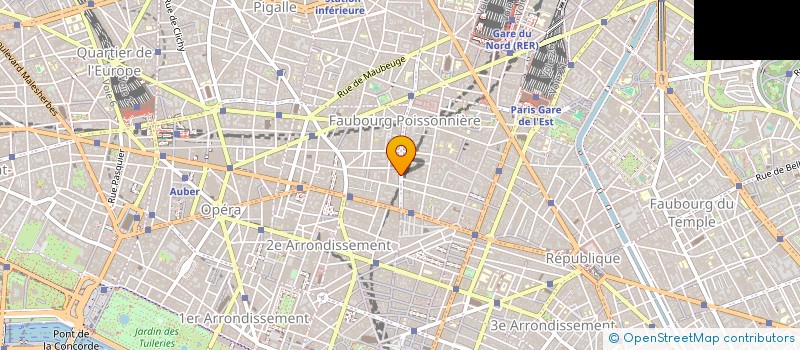 localisation de l'entreprise M'A CONCEPTION  PARIS