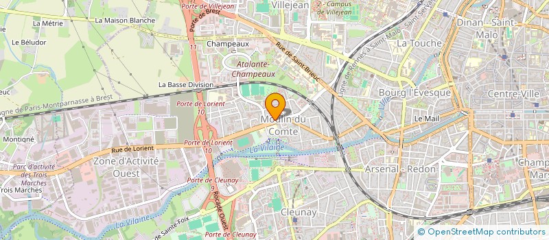 localisation de l'entreprise M A CONSEIL à RENNES