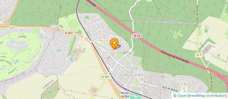 localisation de l'entreprise M.A. CONSEIL BTP à NOISY-LE-ROI