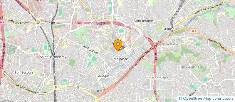 localisation de l'entreprise M.A. CONSTRUCTIONS à MARSEILLE