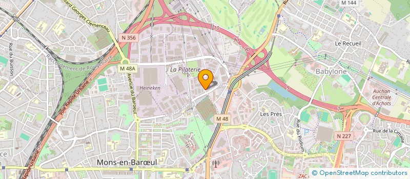 localisation de l'entreprise M.A COULEUR à VILLENEUVE-D'ASCQ