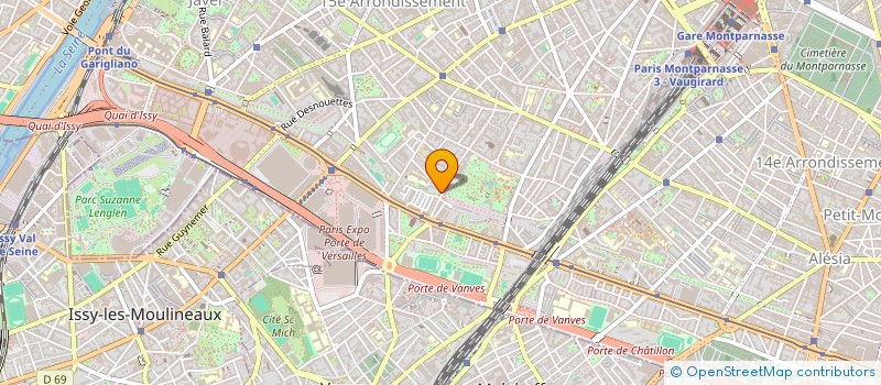 localisation de l'entreprise M.A.D. 2000 - LCH LUXATION CONGENITALE DE LA HANCHE  PARIS