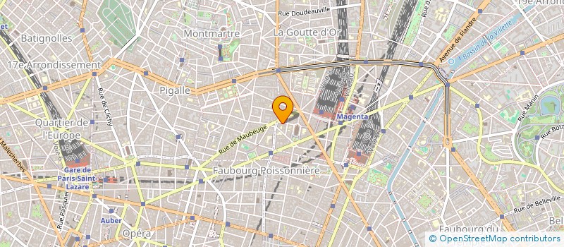 localisation de l'entreprise M.A.D. à PARIS