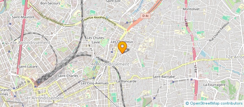 localisation de l'entreprise M.A.D à MARSEILLE