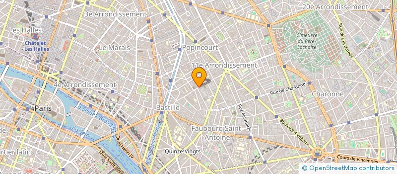 localisation de l'entreprise M.A.D.  PARIS