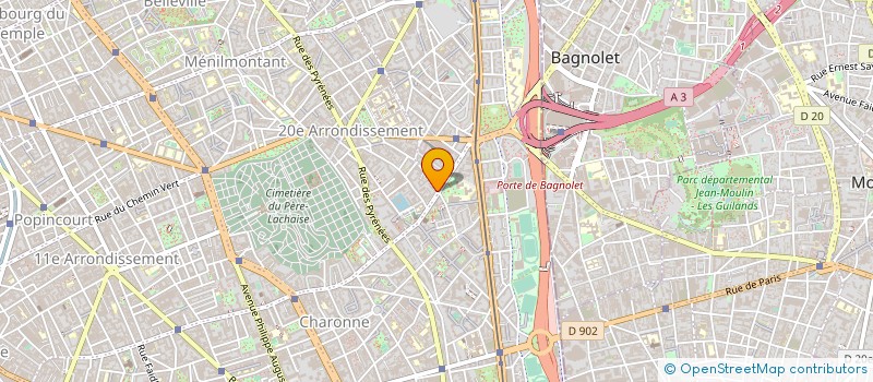 localisation de l'entreprise M.A.D. BATIMENT  PARIS