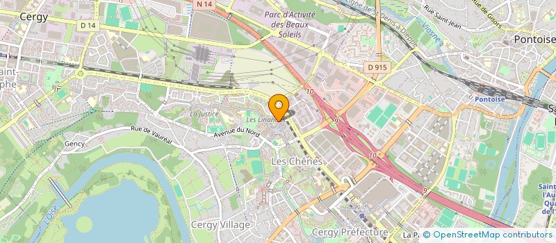 localisation de l'entreprise M.A.D BOUCHERIE  CERGY