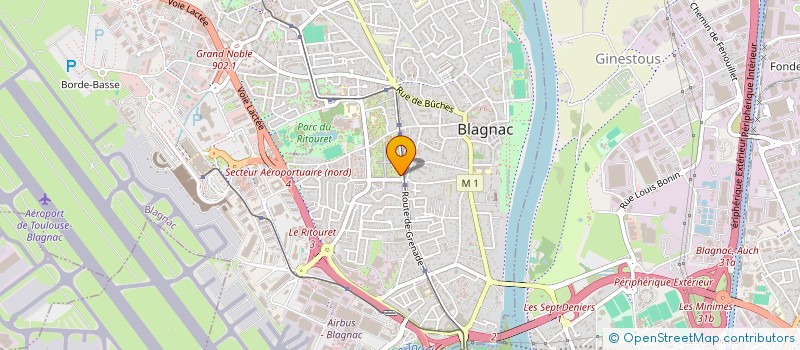 localisation de l'entreprise M.A.D.C. à BLAGNAC