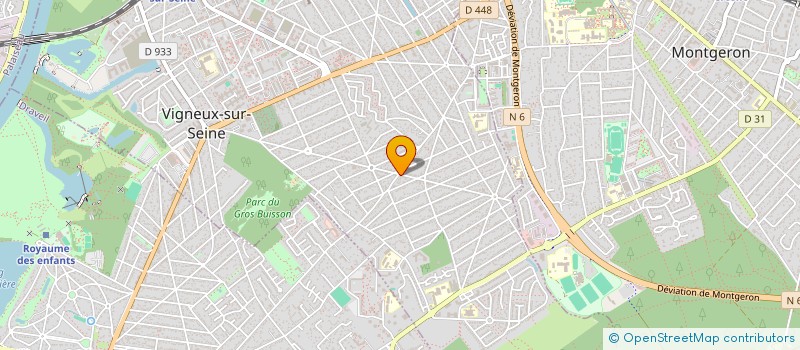 localisation de l'entreprise M.A.D. CONSTRUCT à VIGNEUX-SUR-SEINE
